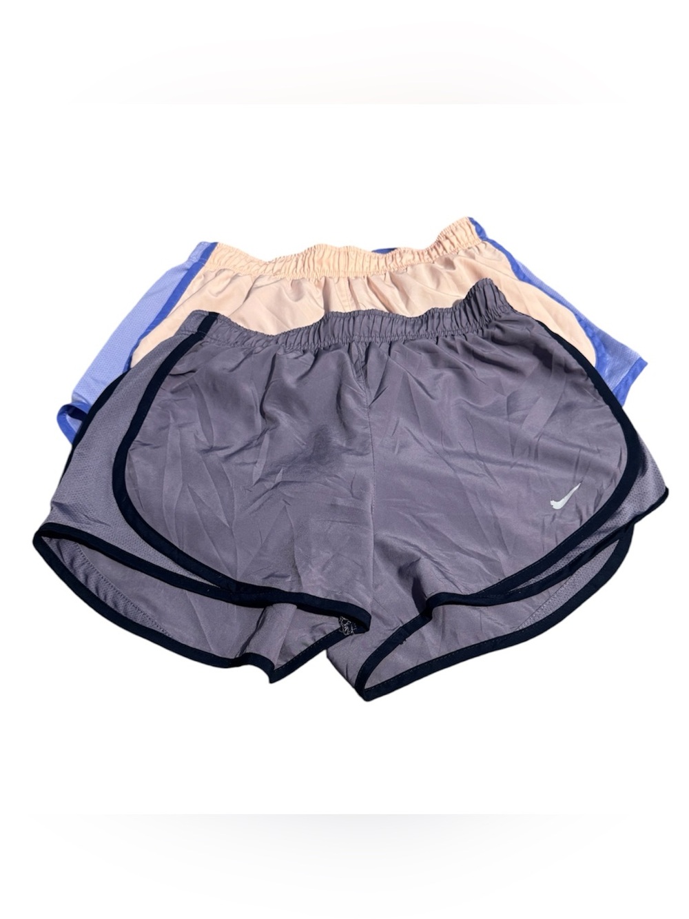 Nike Women’s Gray Athletic Shorts with Black Trim